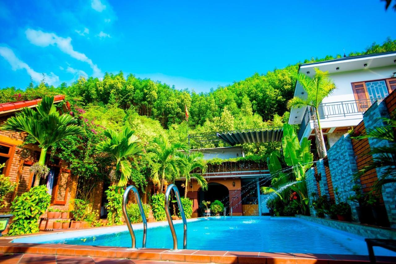 Hillside View Bungalow Homestay فونغ نها المظهر الخارجي الصورة