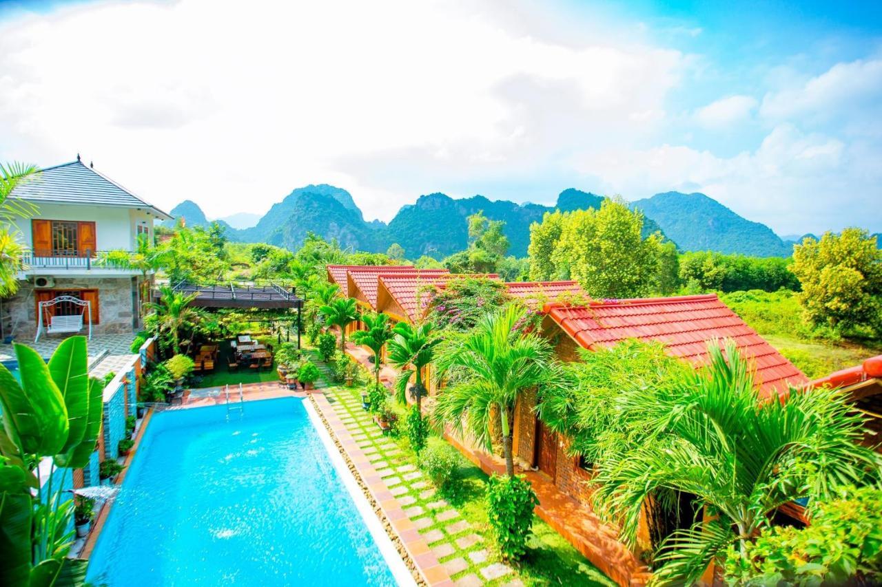 Hillside View Bungalow Homestay فونغ نها المظهر الخارجي الصورة