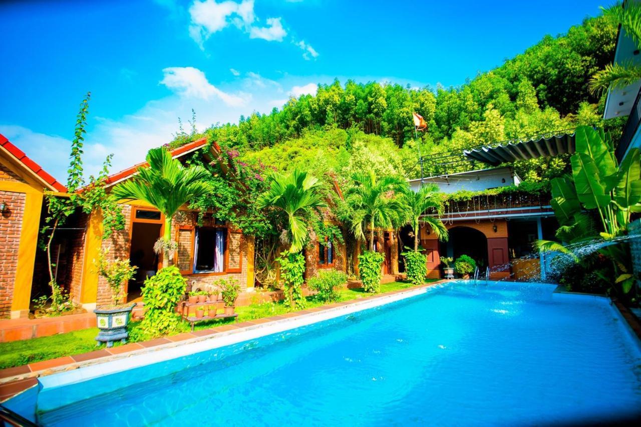 Hillside View Bungalow Homestay فونغ نها المظهر الخارجي الصورة