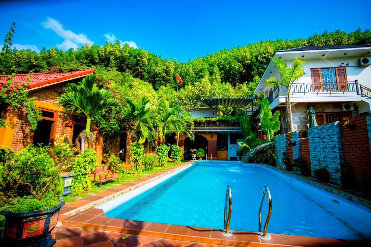 Hillside View Bungalow Homestay فونغ نها المظهر الخارجي الصورة